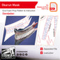Prop Pattern: Okarun Mask from Dandadan Cosplay Template Blueprint PDF
