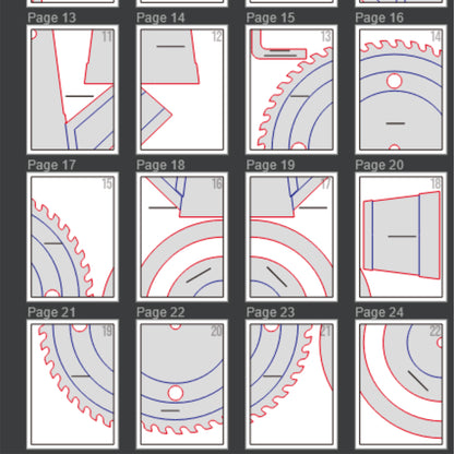 Prop Pattern: Osaragi Chainsaw from Sakamoto Days Cosplay Template Blueprint PDF