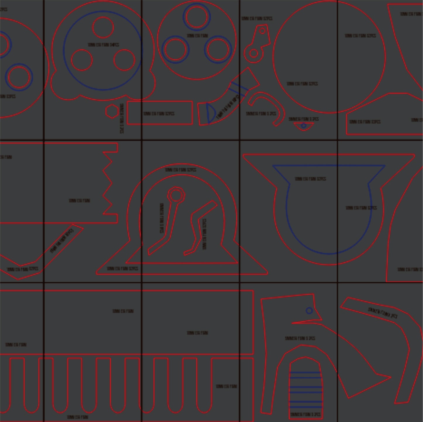 Prop Pattern: Pow Pow from Arcane League of Legends Cosplay Template Blueprint PDF