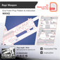 Prop Pattern: Rapi Gun from Nikke Goddess of Victory Cosplay Template Blueprint PDF
