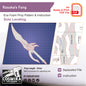 Prop Pattern: Rasaka's Fang from Solo Leveling Cosplay Template Blueprint PDF
