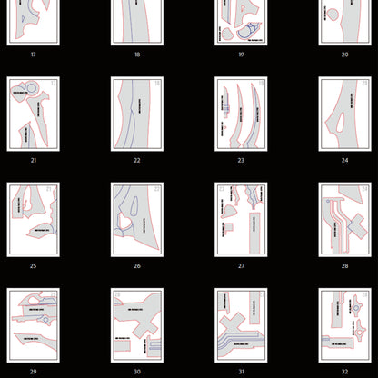Prop Pattern: Seele Scythe from Honkai Star Rail Cosplay Template Blueprint PDF
