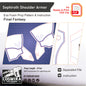 Prop Pattern: Sephiroth Shoulder Armor from Final Fantasy Cosplay Template Blueprint PDF