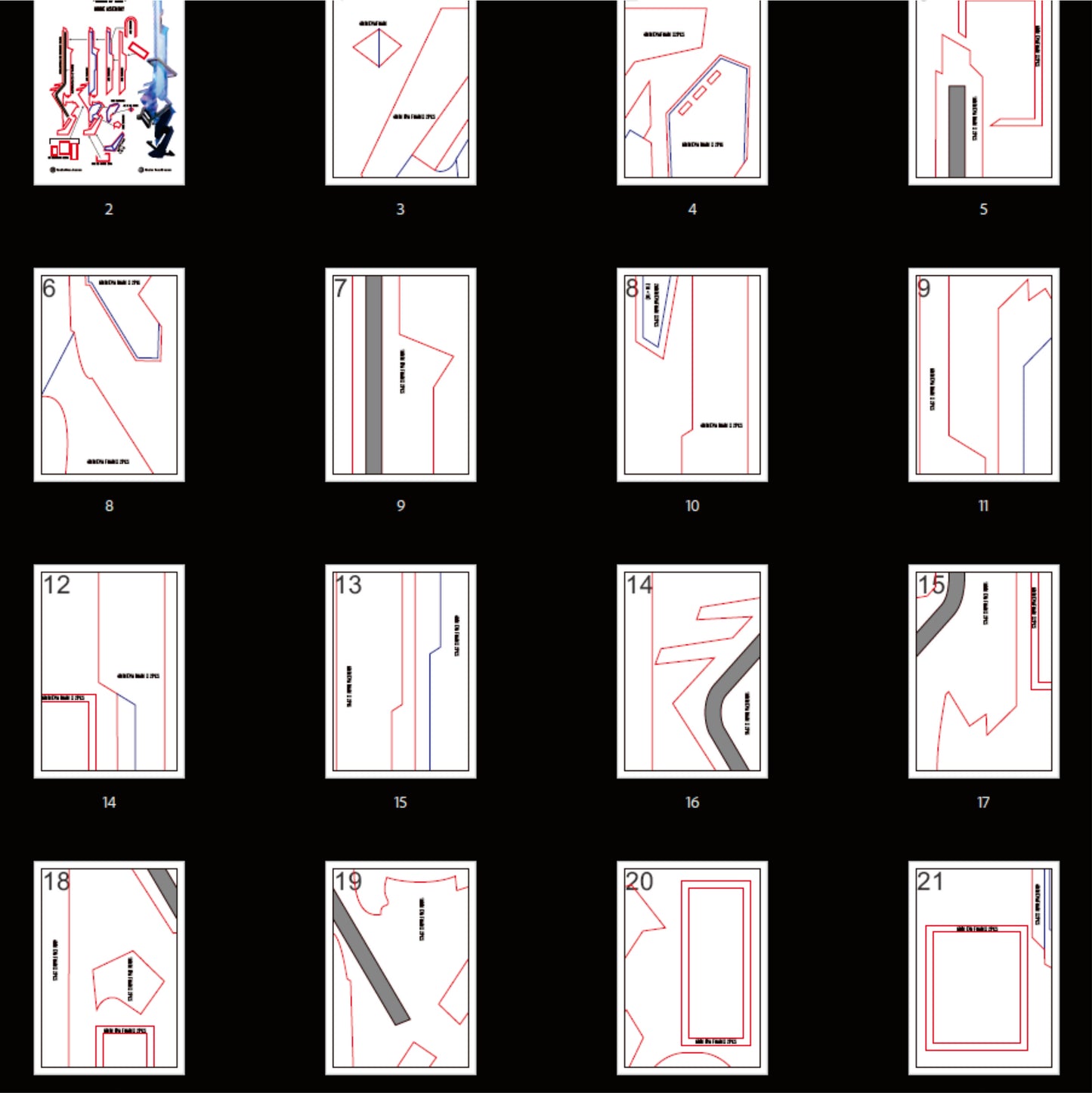 Prop Pattern: Shouyue Sniper from Honor of Kings Cosplay Template Blueprint PDF