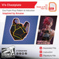 Prop Pattern: Vi Chestplate from Arcane League of Legends Cosplay Template Blueprint PDF