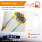 Prop Pattern: Wanderer Hat from Genshin Impact Cosplay Template Blueprint PDF