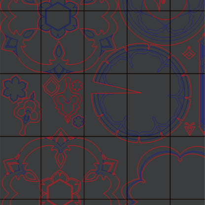 Prop Pattern: Wanderer Hat from Genshin Impact Cosplay Template Blueprint PDF
