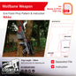 Prop Pattern: Wolfsbane Weapon from NIKKE Goddess of Victory Cosplay Template Blueprint PDF