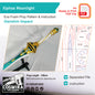 Prop Pattern: Xiphos’ Moonlight from Genshin Impact Cosplay Template Blueprint PDF