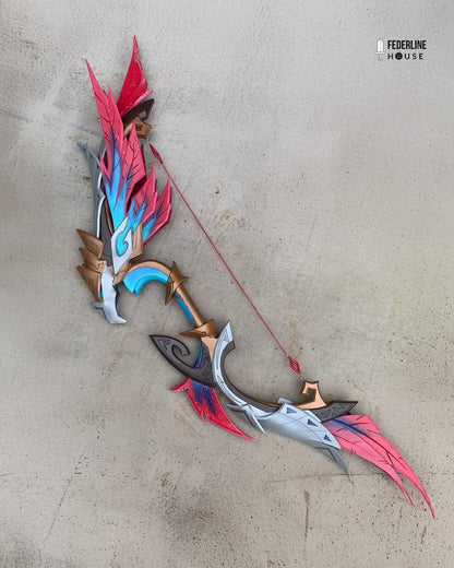 Prop_Template_Chasca_Bow_Astral_Vulture_Crimson_Plume_EVA_Foam_Pattern_for_Genshin_Impact_Cosplay_5