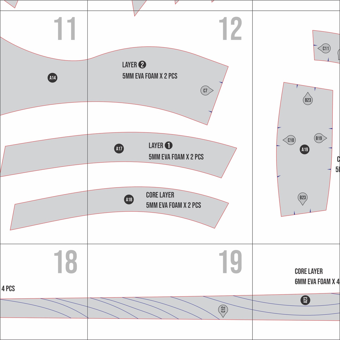 Pure Vessel Mask, Armor and Sword Prop Pattern Template – EVA Foam Pattern for Cosplay & DIY Builds Inspired by Hollow Knight
