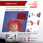 Ragatha Head Prop Pattern Template – EVA Foam Pattern for Cosplay and DIY Builds Inspired by The Amazing Digital Circus