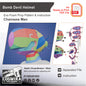 Bomb Devil Helmet Prop Pattern Template – EVA Foam Pattern for Cosplay & DIY Builds Inspired by Chainsaw Man