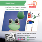 Ribbit Head Helmet Prop Pattern Template – EVA Foam Pattern for Cosplay and DIY Builds Inspired by The Amazing Digital Circus