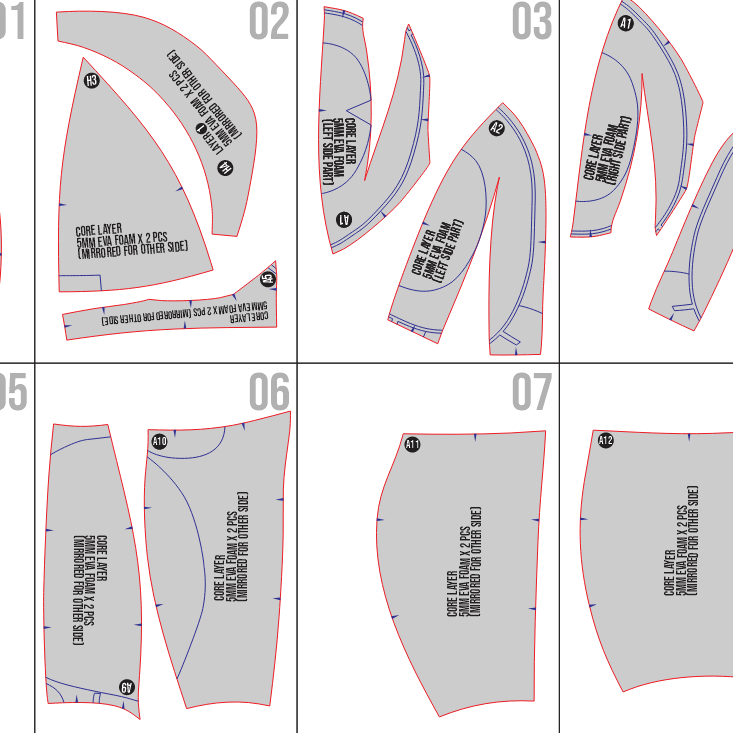 Ribbit Head Helmet Prop Pattern Template – EVA Foam Pattern for Cosplay and DIY Builds Inspired by The Amazing Digital Circus
