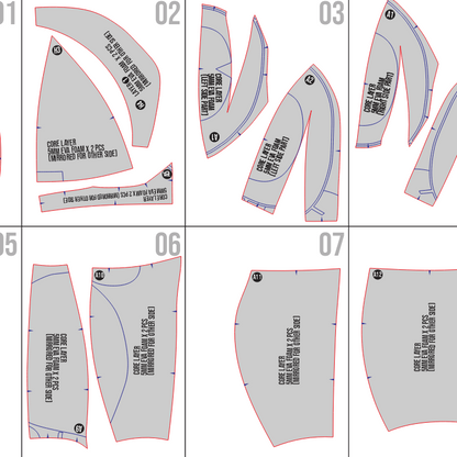 Ribbit Head Helmet Prop Pattern Template – EVA Foam Pattern for Cosplay and DIY Builds Inspired by The Amazing Digital Circus