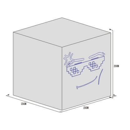 Roblox Head Helmet Prop Pattern Template – EVA Foam Pattern for Cosplay and DIY Builds Inspired by Roblox