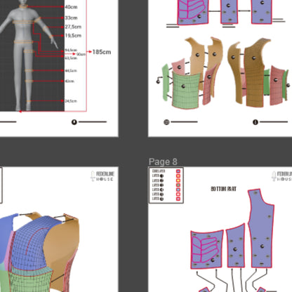 Roman Breastplate Prop Pattern Template – EVA Foam Pattern for Cosplay and DIY Builds Inspired by Historical Roman Armor
