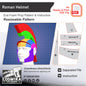 Basic Eva Foam Pattern: Roman Helmet Cosplay Template Blueprint PDF