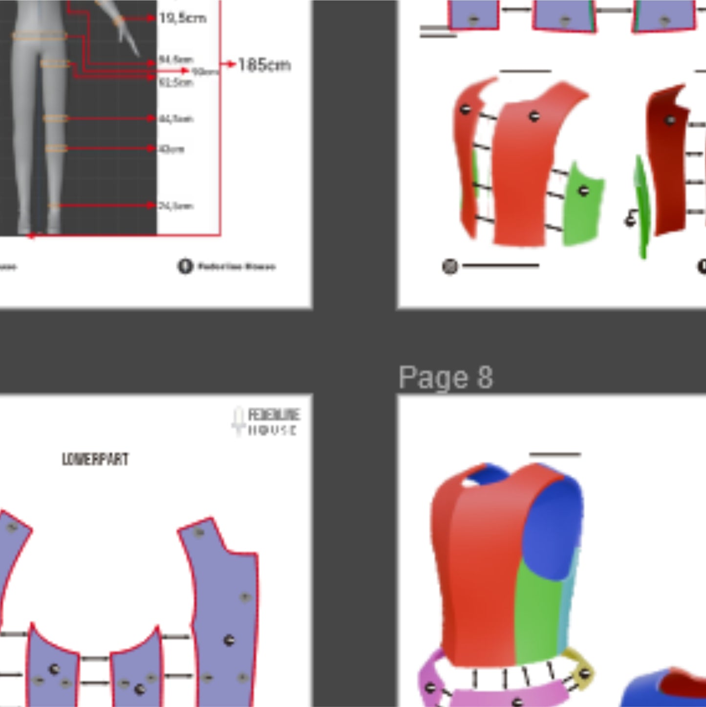 Round Breastplate Prop Pattern Template – EVA Foam Pattern for Cosplay and DIY Builds Inspired by Fantasy Armor