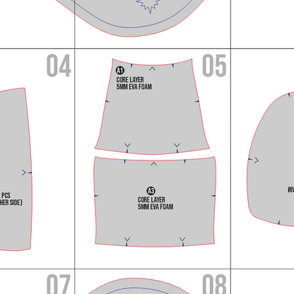 Ryusui Pirate Hat Prop Pattern Template – EVA Foam Pattern for Cosplay and DIY Builds Inspired by Dr. STONE Anime