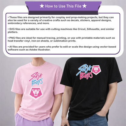 Saja Boys Logo T-Shirt Design – Ready to Print Graphic Inspired by K-Pop Demon Hunter