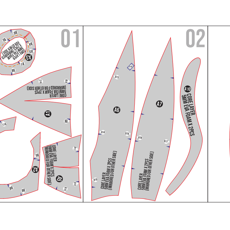 Seth Helmet Cosplay Prop Pattern – EVA Foam Template Inspired by Hollow Knight