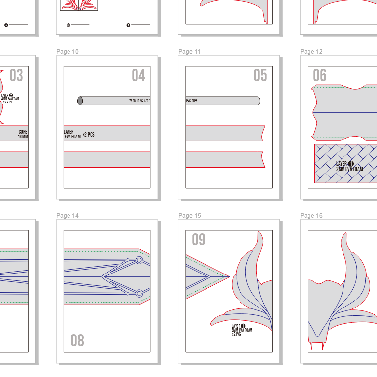 She-Ra Sword Prop Pattern Template – EVA Foam Pattern for Cosplay & DIY Builds Inspired by She-Ra and the Princesses of Power