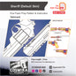 Sheriff Default Skin Gun Prop Pattern Template – EVA Foam Pattern for Cosplay and DIY Builds Inspired by Valorant Game