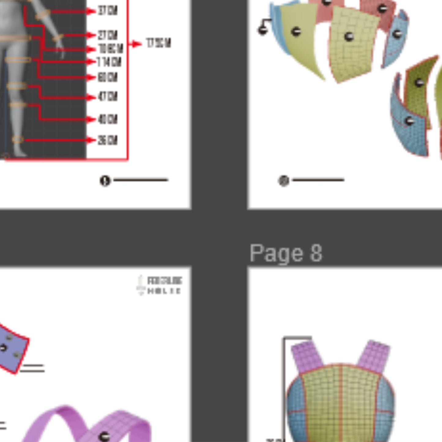 Short Breastplate Prop Pattern Template – EVA Foam Pattern for Cosplay and DIY Builds Inspired by Fantasy Armor