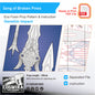 Song of Broken Pines Prop Pattern Template – EVA Foam Pattern for Cosplay & DIY Builds Inspired by Genshin Impact