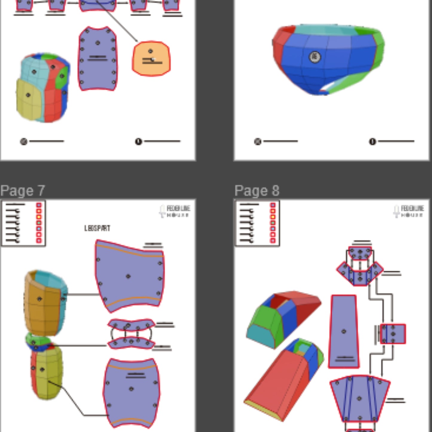 Springtrap Body Armor Prop Pattern Template – EVA Foam Pattern for Cosplay & DIY Builds Inspired by Five Nights at Freddy’s