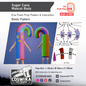 Sugar Cane Mascot Body Prop Pattern Template – EVA Foam Pattern for Cosplay and DIY Builds Inspired by Mascot Character Design