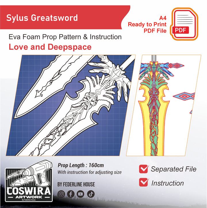 Love And Deepspace Cosplay Prop Pattern – Coswira Artwork