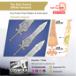 The Bell Claymore White Version Prop Pattern Template – EVA Foam Pattern for Cosplay and DIY Builds Inspired by Genshin Impact