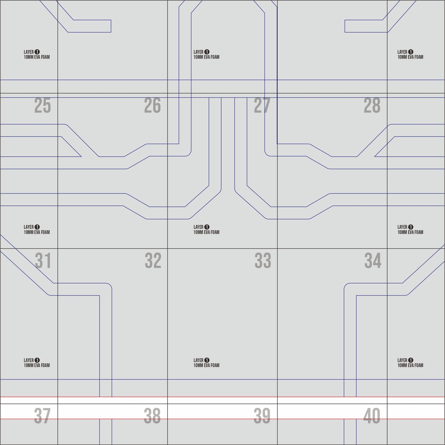 Thor’s Hammer Prop Pattern Template – EVA Foam Pattern for Cosplay & DIY Builds Inspired by Record of Ragnarok