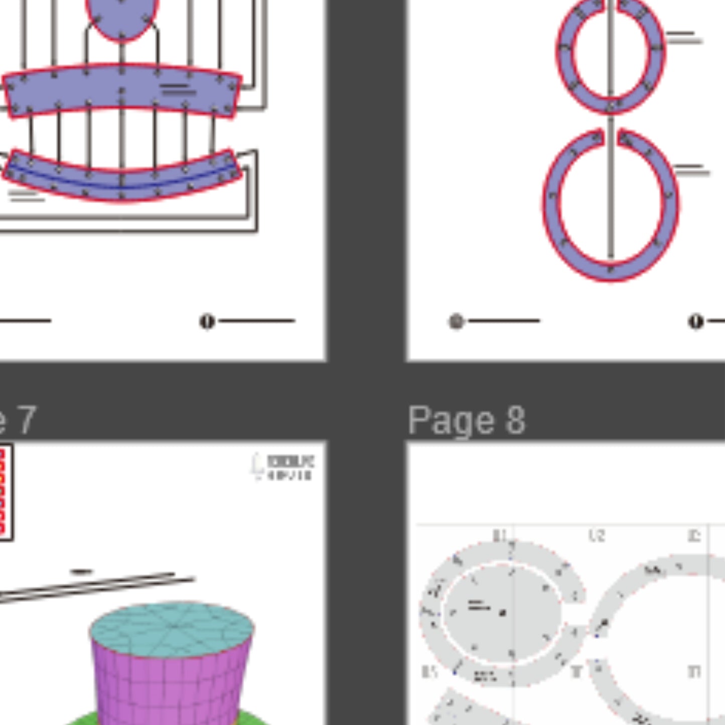 Top Hat Magician Basic Pattern Template – EVA Foam Cosplay PDF for DIY Hat