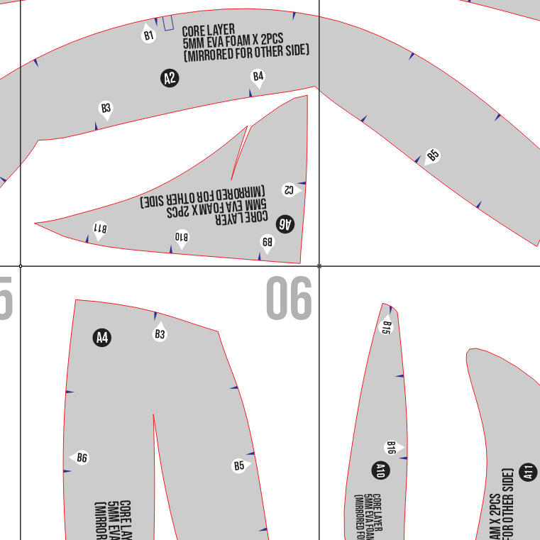 Trobbio Mask Prop Pattern Template – EVA Foam Cosplay PDF Inspired by Hollow Knight