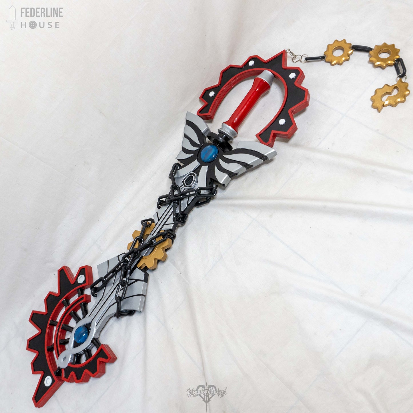 Prop Pattern: Vanitas Void Gear Keyblade from Kingdom Hearts Cosplay Template Blueprint PDF