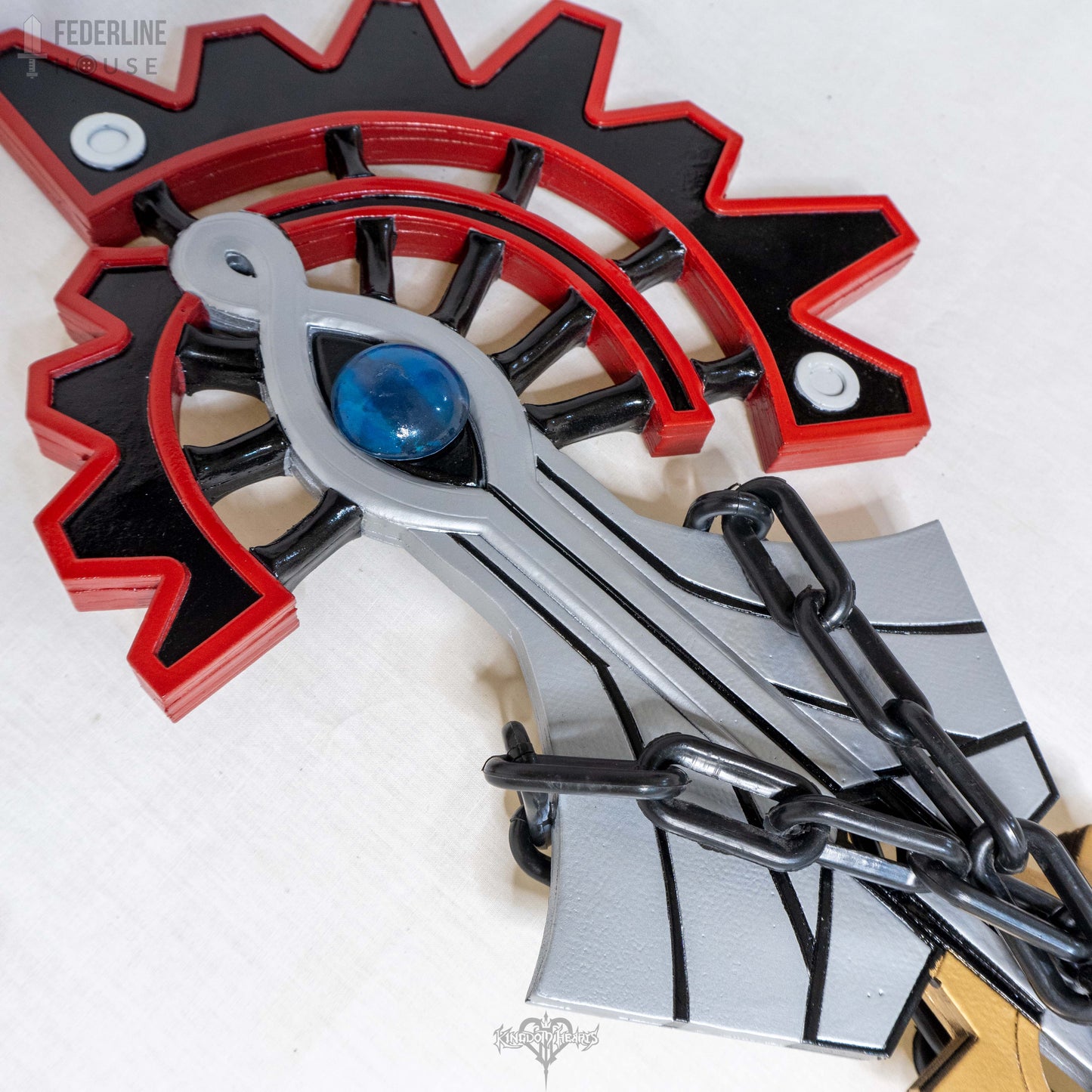 Prop Pattern: Vanitas Void Gear Keyblade from Kingdom Hearts Cosplay Template Blueprint PDF