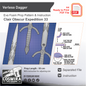 Verleso Dagger Prop Pattern Template – EVA Foam Pattern for Cosplay & DIY Builds Inspired by Clair Obscur: Expedition 33