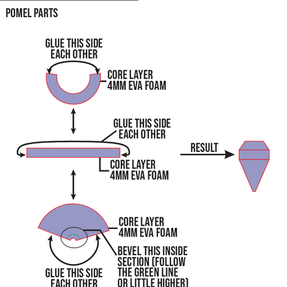 Verleso Dagger Prop Pattern Template – EVA Foam Pattern for Cosplay & DIY Builds Inspired by Clair Obscur: Expedition 33