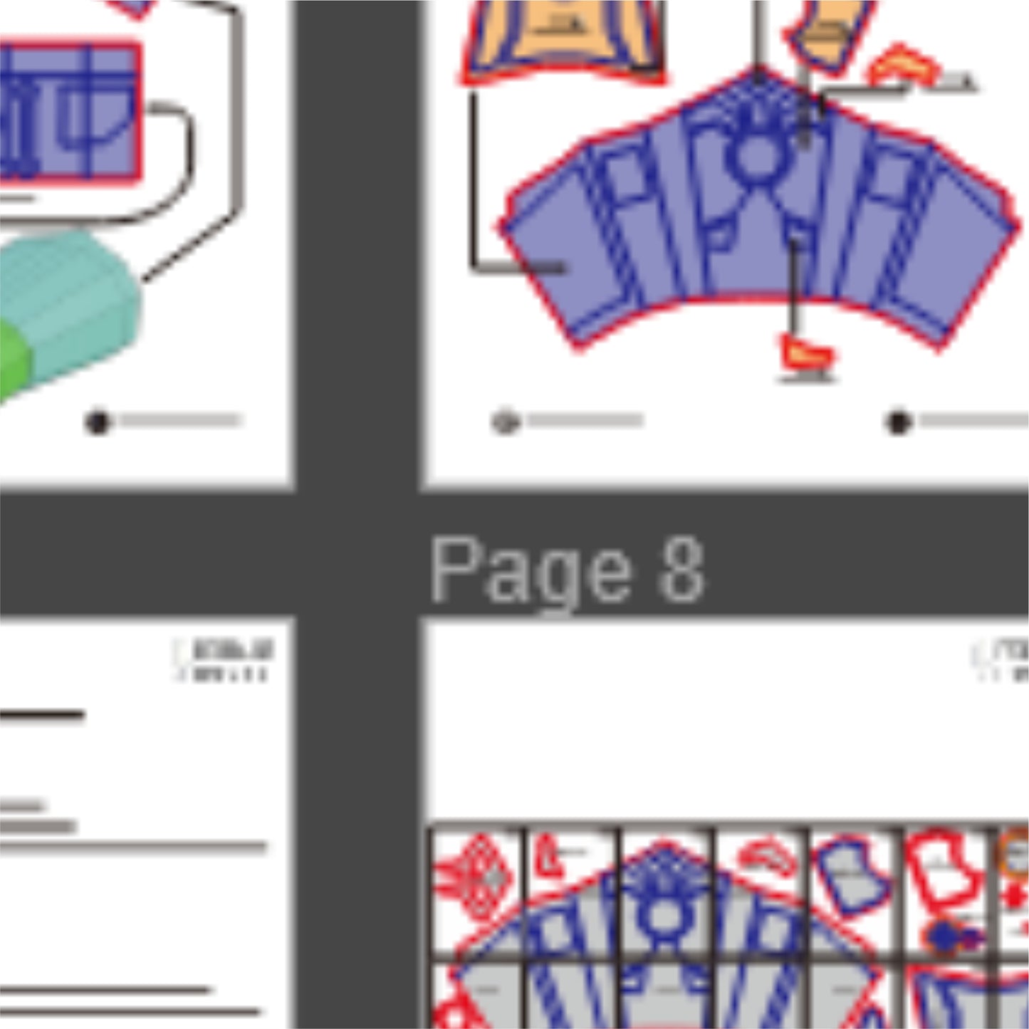 Vi Gauntlet Prop Pattern Template – EVA Foam Pattern for Cosplay & DIY Builds Inspired by Arcane