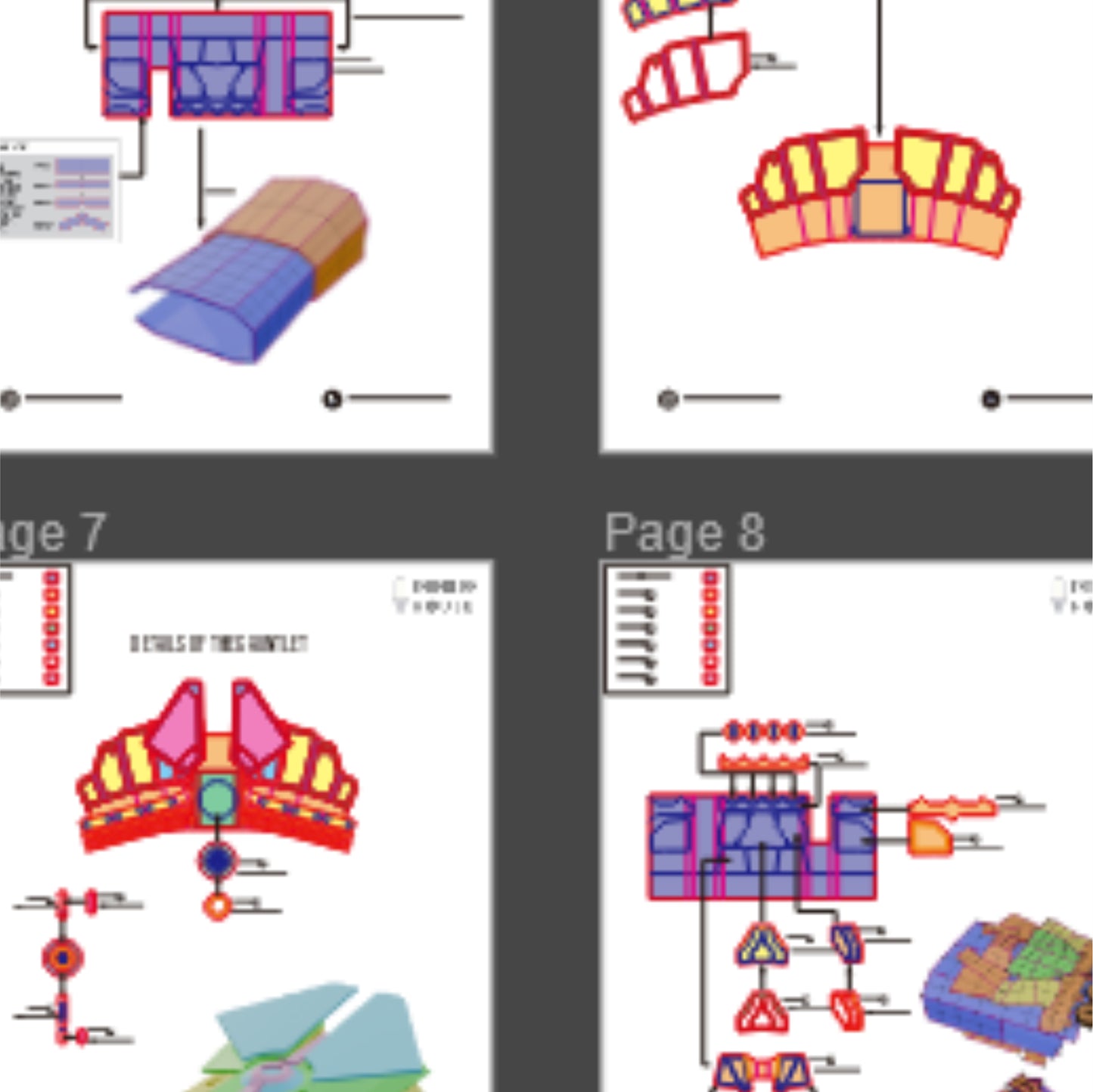 Vi Gauntlet Prop Pattern Template – EVA Foam Pattern for Cosplay and DIY Builds Inspired by Arcane