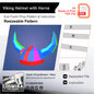 Prop Pattern: Viking Helmet with Horns Resizable EVA Foam Cosplay Template Blueprint PDF