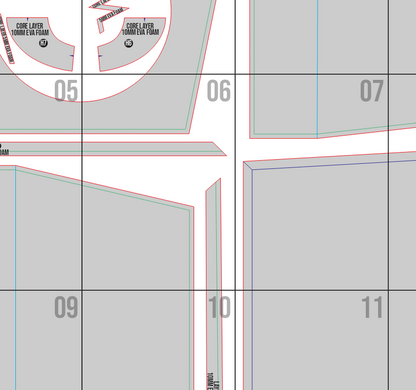 Vox TV Head Helmet Prop Pattern Template – EVA Foam Pattern for Cosplay and DIY Builds Inspired by Hellaverse