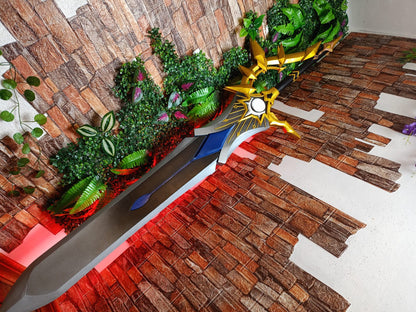 Prop Pattern: Dawnmaker Sword from Honkai Star Rail Cosplay Template Blueprint PDF