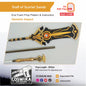 Prop Pattern: Staff of the Scarlet Sands from Genshin Impact Cosplay Template Blueprint PDF