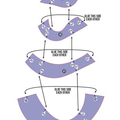Wicked Witch Hat Prop Pattern Template – EVA Foam Basic Pattern for Cosplay & DIY Builds