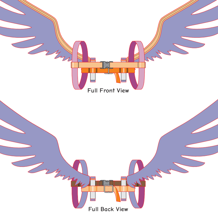 Ultimate Madoka Wing Prop Pattern Template – EVA Foam Pattern for Cosplay and DIY Builds Inspired by Puella Magi Madoka Magica Anime